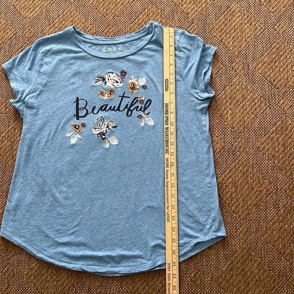 Loft Vintage Soft beautiful embroidered flowers size M - Picture 5 of 6